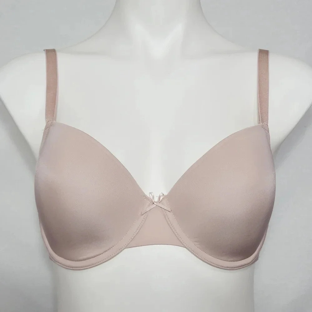 34D Dorina D17180E7 Chloe Micro‎ Light Padded UW Bra Blush NWOT